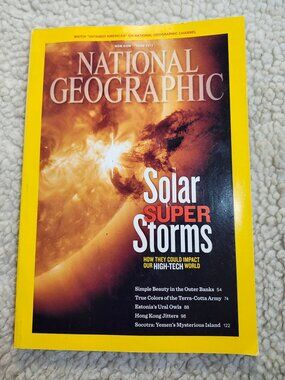 National Geographic Magazine June 2012 Solar Super Storms Science Space Issue